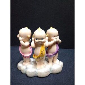 See, Hear, Speak No Evil Kewpie Danbury " Angeli Trio"  Figurine 1999